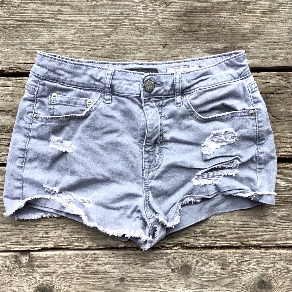 Aeropostal High Waisted Jean Shorts